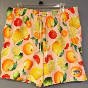 PacSun Mens Swim Trunks | Size XL | EUC | Super Bright Print |‎